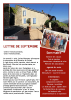 Bulletin de septembre