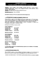 PV et délib CM du 15 avril