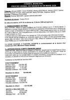 PV et Délibérations du 05 mars 2026