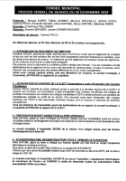 PV et délibérations du 20 novembre 2025